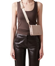 BORBONESE CLASSICA Mini bolso de hombro arena - Bolsos Mujer - 5