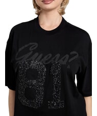 GUESS BELT WRAPPED Camiseta de manga corta de corte holgado jetbla - camiseta - 3