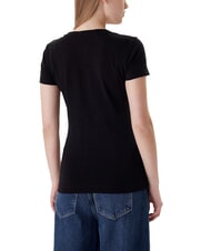 GUESS CAMELIA TRIANGLE Camiseta de manga corta con estampado y aplicaciones jetbla - camiseta - 2