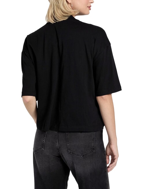 BELT WRAPPED Camiseta de manga corta de corte holgado jetbla - camiseta