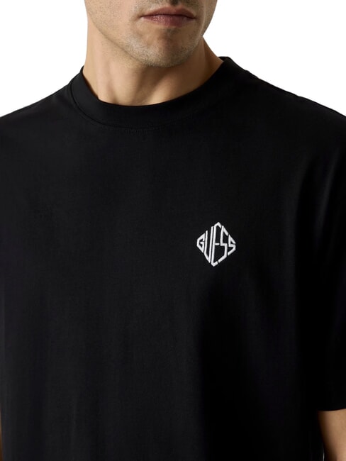 DIAMANTE LOGO Camiseta de manga corta de gran tama&ntilde;o jetbla - camiseta