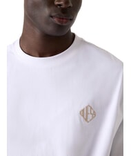 GUESS DIAMANTE LOGO Camiseta de manga corta de gran tama&ntilde;o purwhite - camiseta - 3