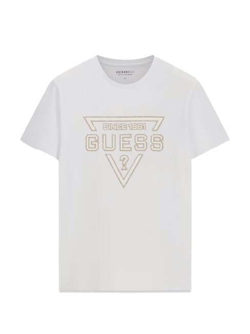 PAINTED TRIANGLE Camiseta de manga corta de corte regular purwhite - camiseta