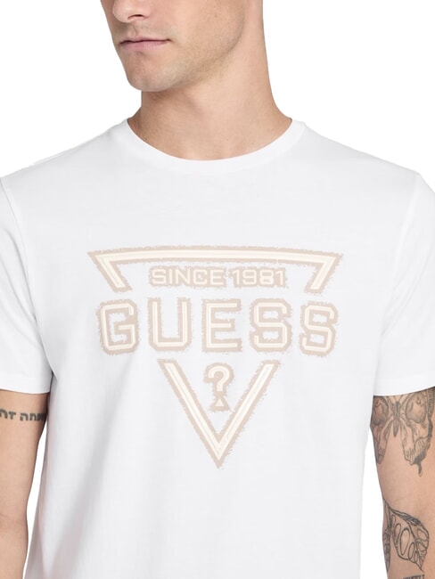 PAINTED TRIANGLE Camiseta de manga corta de corte regular purwhite - camiseta