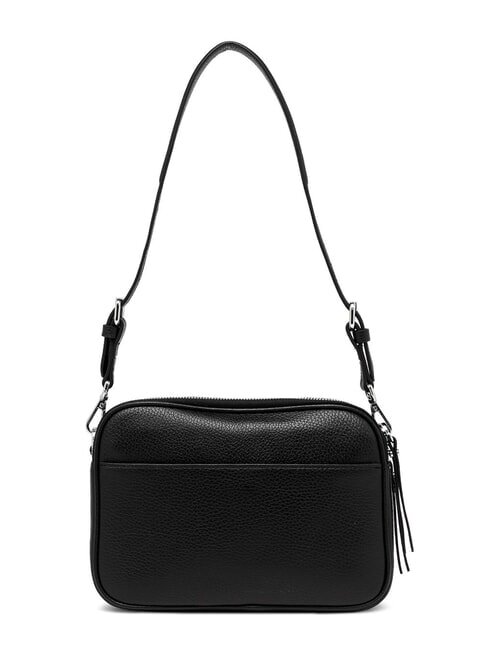 CARRE Bolso bandolera de piel con correa para el hombro negro - Bolsos Mujer