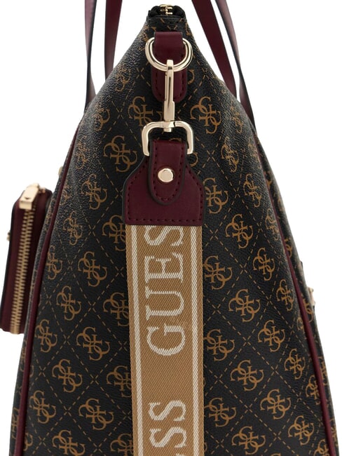 LATONA Bolso de fin de semana con bandolera marr&oacute;n - Bolsos Mujer