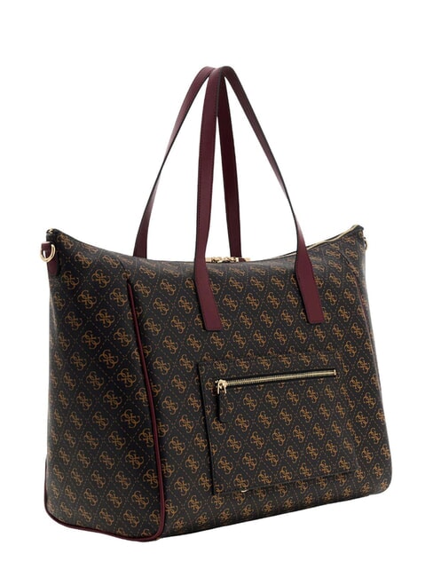 LATONA Bolso de fin de semana con bandolera marr&oacute;n - Bolsos Mujer