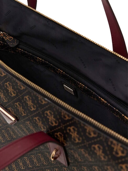 LATONA Bolso de fin de semana con bandolera marr&oacute;n - Bolsos Mujer