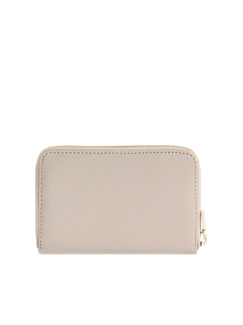 LAUREL 2 Cartera mediana con estampado saffiano gris pardo - Carteras Mujer