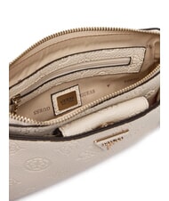 GUESS CRESIDIA 2 Bolso de hombro Peony con logotipo en relieve logotipo blanquecino - Bolsos Mujer - 5
