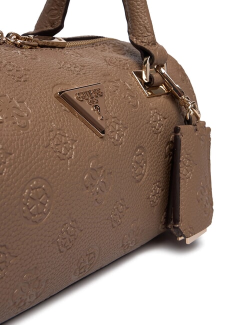 CRESIDIA 2 Bolso de hombro con correa para el hombro logotipo de color topo oscuro - Bolsos Mujer