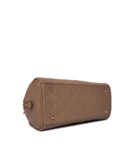 GUESS CRESIDIA 2 Bolso de hombro con correa para el hombro logotipo de color topo oscuro - Bolsos Mujer - 6