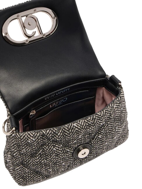 LAPUFFY Mini bolso de hombro, con correa para el hombro NEGRO - Bolsos Mujer