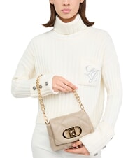 LIUJO LAPUFFY Mini bolso de hombro NEUTRAL - Bolsos Mujer - 5