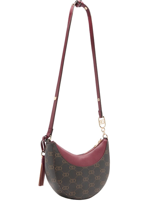 CIRRY Bolso de hombro peque&ntilde;o con borla vino tinto - Bolsos Mujer