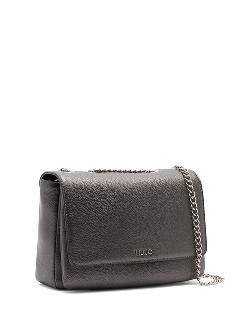 CALIWEN Bolso de hombro convertible con cadena antracita se reuni&oacute;. - Bolsos Mujer