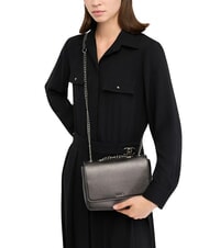 LIUJO CALIWEN Bolso de hombro convertible con cadena antracita se reuni&oacute;. - Bolsos Mujer - 5