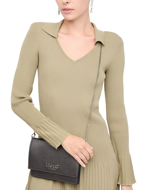 EVRIM Mini bolso de hombro antracita se reuni&oacute;. - Bolsos Mujer