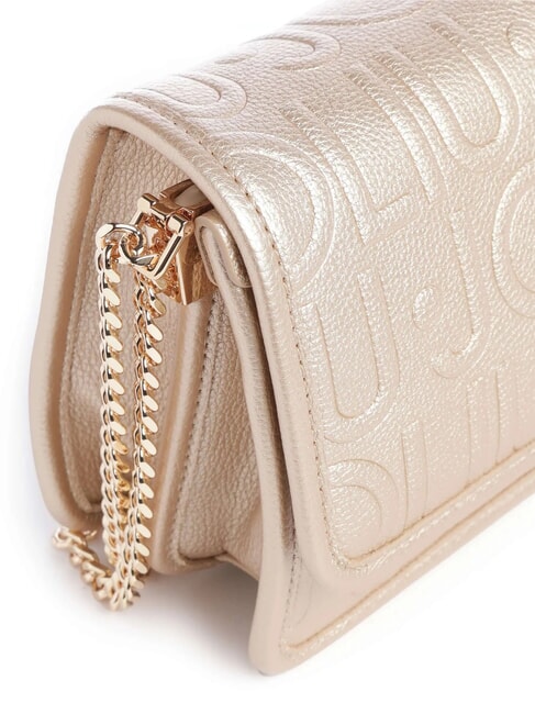 MANHATTAN Bolso convertible con solapa Luz de oro - Bolsos Mujer