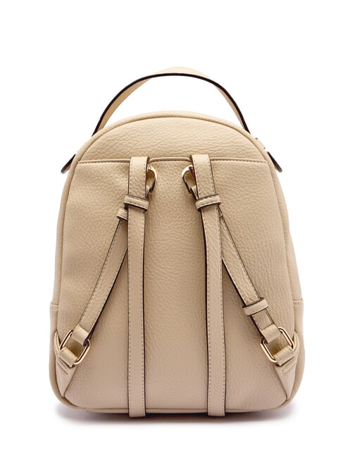 MANHATTAN Mochila redonda mediana con bolsillo arena - Bolsos Mujer