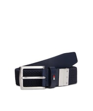 TOMMY HILFIGER REVERSIBLE Cintur&oacute;n de tela de doble cara espacio azul - Cinturones - 2
