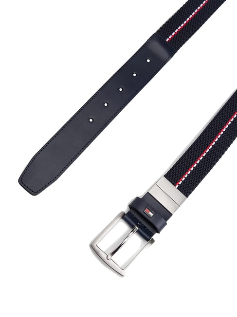 REVERSIBLE Cintur&oacute;n de tela de doble cara espacio azul - Cinturones