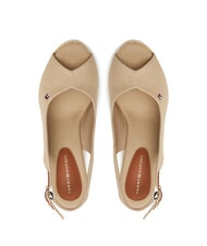 TOMMY HILFIGER TH Alpargatas de cu&ntilde;a alta r&aacute;bano picante - Zapatos Mujer - 3