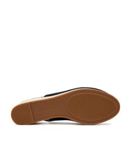 TOMMY HILFIGER TH Alpargatas con punta abierta y tira trasera espacio azul - Zapatos Mujer - 6