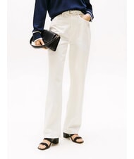 TOMMY HILFIGER TH Sandalia mule de piel con tac&oacute;n ancho negro - Zapatos Mujer - 8