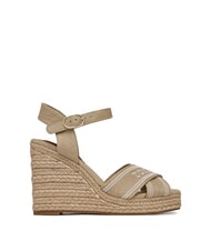 TOMMY HILFIGER TH Sandalias altas de cu&ntilde;a de lona r&aacute;bano picante - Zapatos Mujer - 2