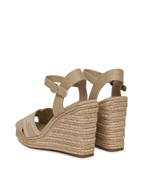 TH Sandalias altas de cu&ntilde;a de lona r&aacute;bano picante - Zapatos Mujer