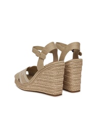 TOMMY HILFIGER TH Sandalias altas de cu&ntilde;a de lona r&aacute;bano picante - Zapatos Mujer - 5