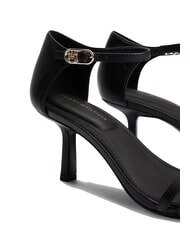 TOMMY HILFIGER TH Sandalias altas de piel con tira negro - Zapatos Mujer - 4