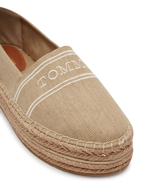 TH Alpargatas de plataforma en lona r&aacute;bano picante - Zapatos Mujer