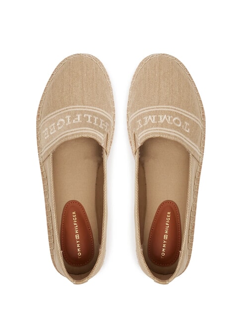 TH Alpargatas de plataforma en lona r&aacute;bano picante - Zapatos Mujer