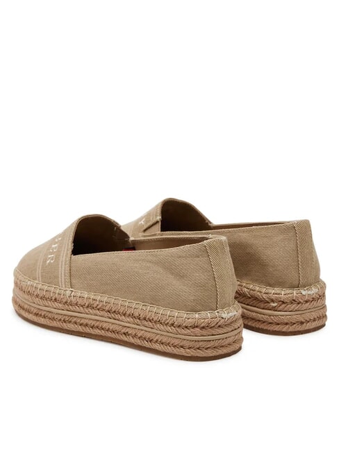 TH Alpargatas de plataforma en lona r&aacute;bano picante - Zapatos Mujer