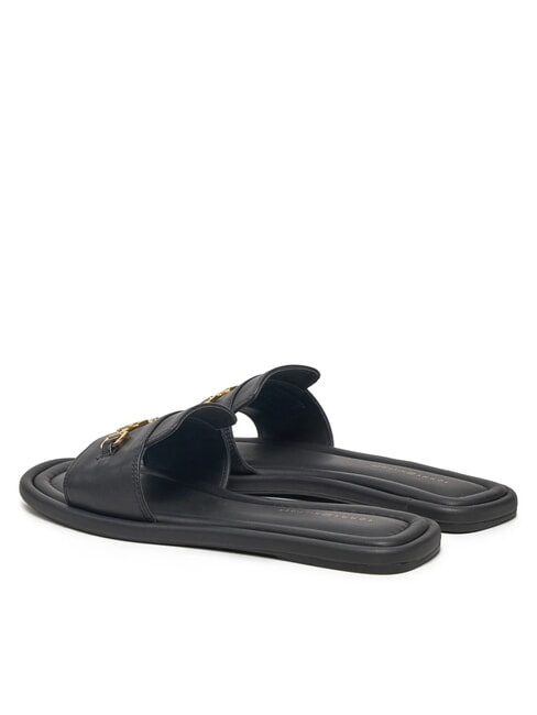 TH Zapatillas de piel con logo negro - Zapatos Mujer