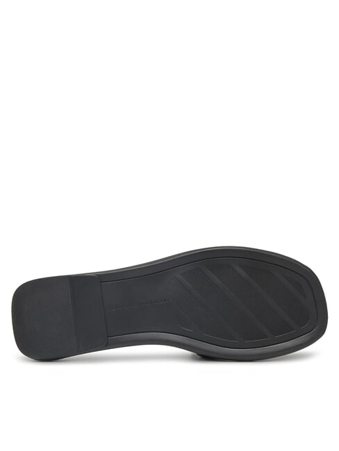 TH Zapatillas de piel con logo negro - Zapatos Mujer