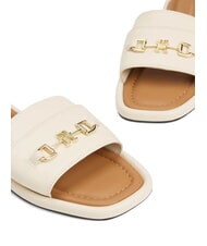 TOMMY HILFIGER TH Zapatillas de piel con logo muselina - Zapatos Mujer - 4