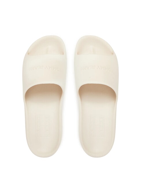 CHUNKY POOL SLIDE Zapatillas de plataforma para mujer papel prensa - Zapatos Mujer