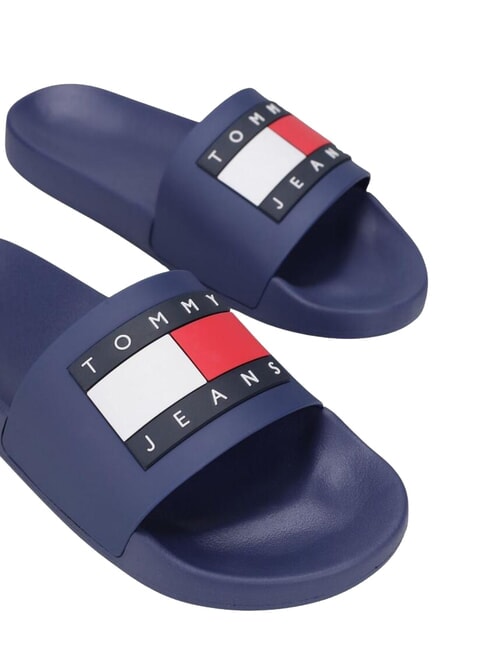 FLAG POOL Zapatillas de mujer azul terciopelo - Zapatos Mujer