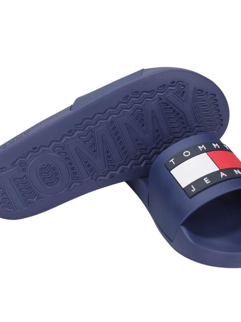 FLAG POOL Zapatillas de mujer azul terciopelo - Zapatos Mujer