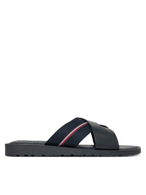 TH Zapatillas de piel con cinta con logo cielo del desierto - Zapatos Hombre