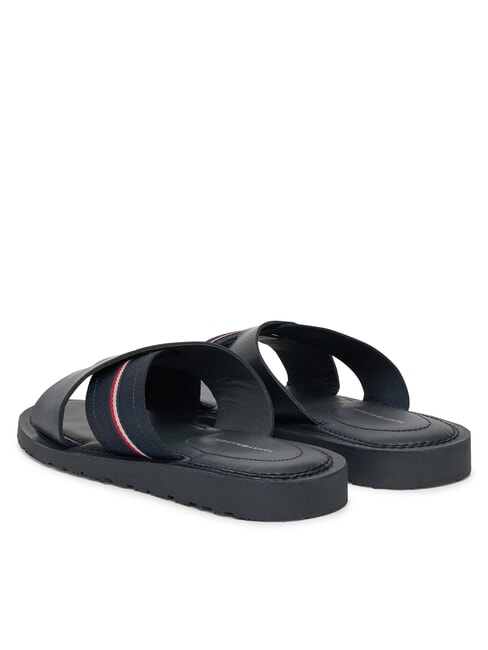 TH Zapatillas de piel con cinta con logo cielo del desierto - Zapatos Hombre