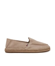 TOMMY HILFIGER TH FLEX Alpargatas de piel de ante beige - Zapatos Hombre - 2