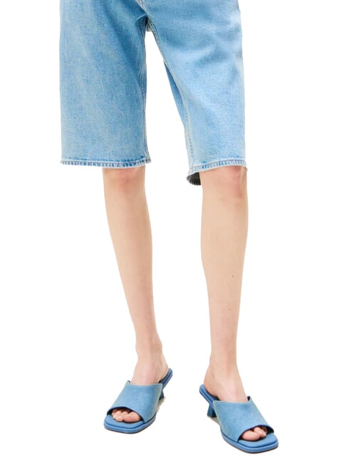 NOHO Zapatillas de tac&oacute;n bajo dril - Zapatos Mujer