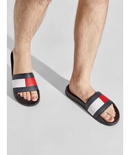 TOMMY HILFIGER TH FLAG POOL Zapatillas de hombre negro - Zapatos Hombre - 7