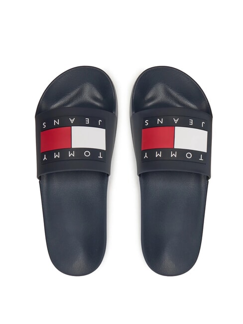 TOMMY JEANS Pool Slide zapatillas de goma Marina de noche oscura - Zapatos Hombre