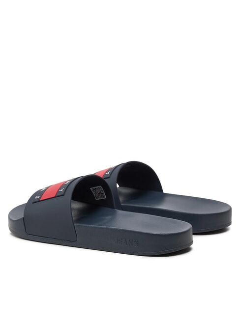TOMMY JEANS Pool Slide zapatillas de goma Marina de noche oscura - Zapatos Hombre