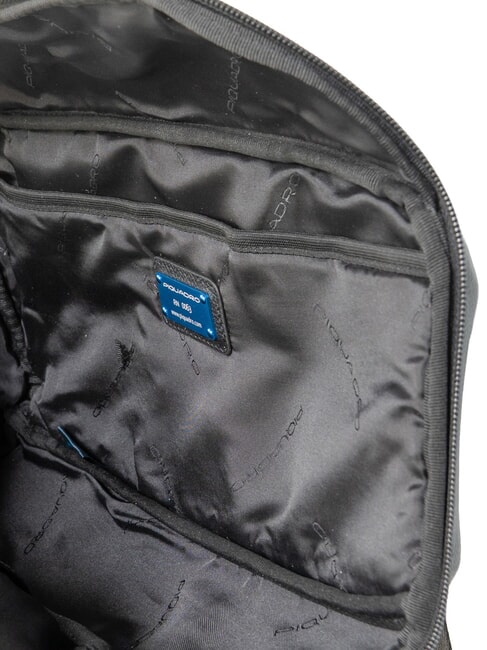 X1 Mochila de cuero de un solo hombro negro - Bandoleras Hombre